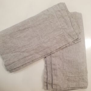 Pottery Barn Linen Euro Shams